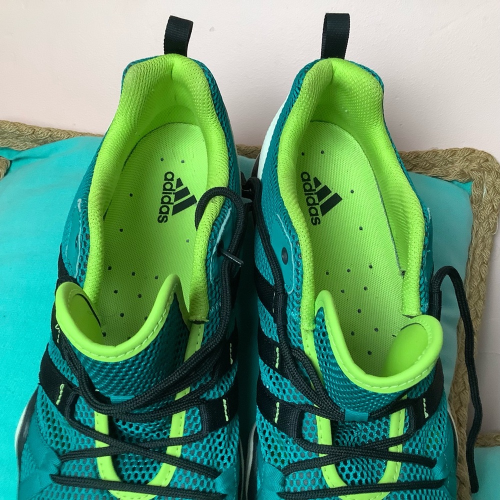 Adidas AX2 Hiking Trail Traxion AF6125 Men’s Shoes Size 13 Teal Black White 2015 - Picture 11 of 13